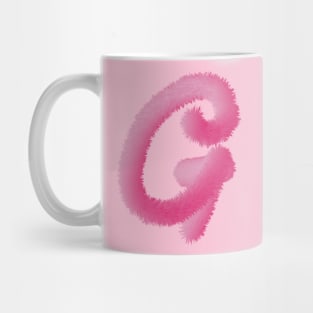 G Pink Animal Initials Mug